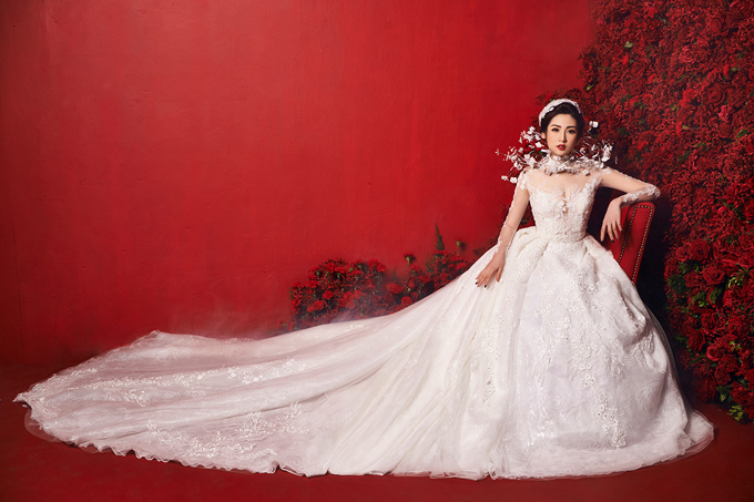 Đám cưới xa hoa của tỷ phú công nghệ và Công chúa Dubai: Váy đính kim ... |  TikTok